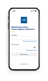 Espace mobile adhérent en ligne SMATIS