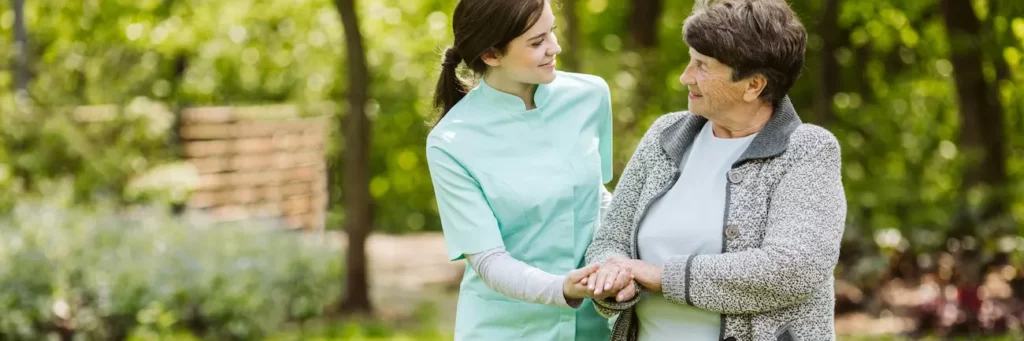 Femme atteinte d'alzheimer