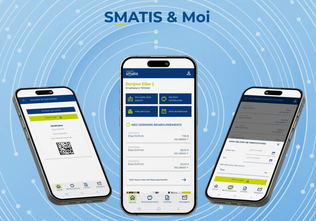 Toute votre mutuelle SMATIS dans votre poche