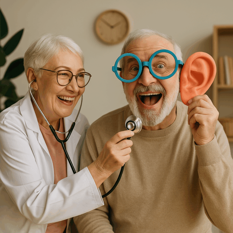 Seniors souriants profitant de la vie, symbole d’une mutuelle santé adaptée pour la retraite