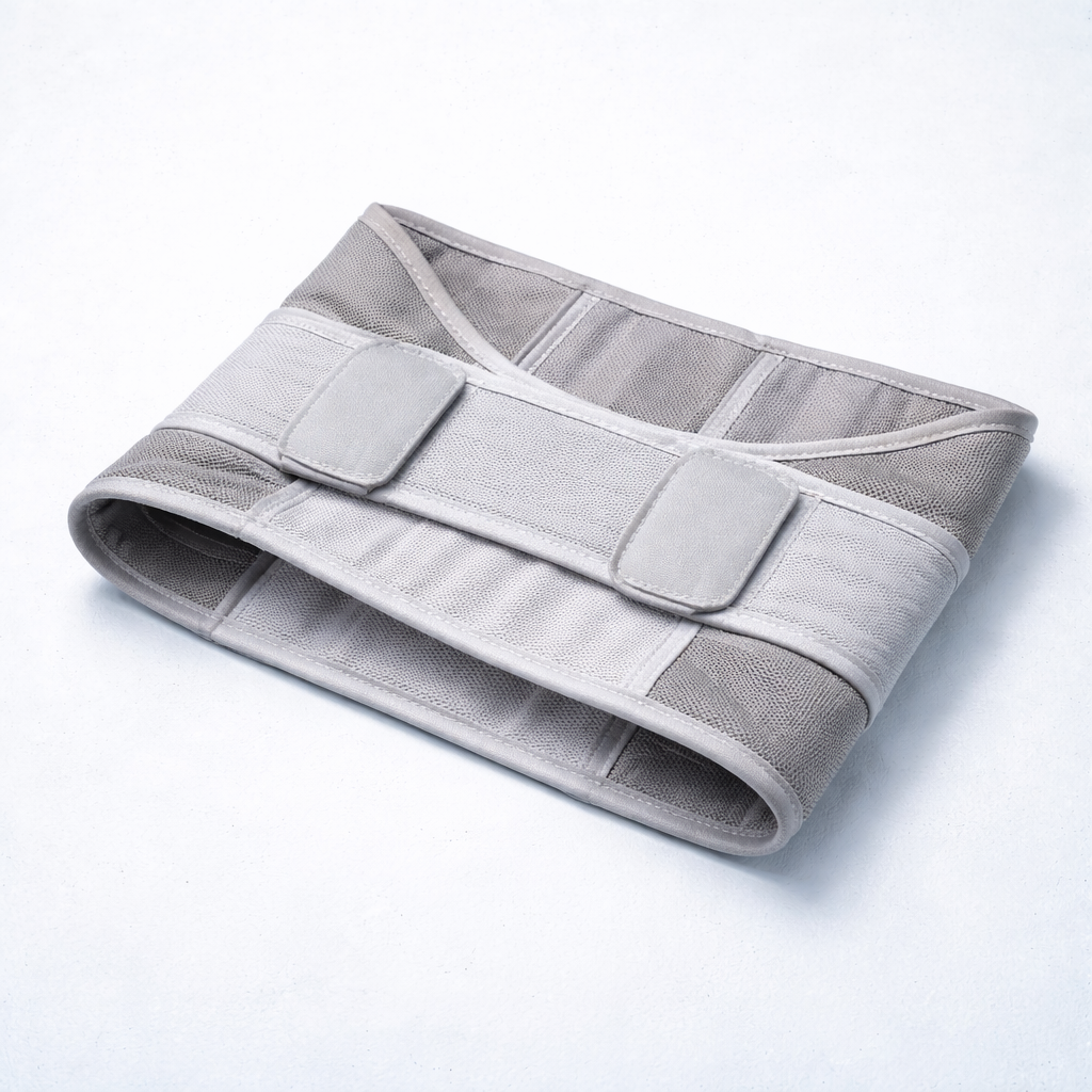 Ceinture lombaire médicale destinée au maintien et au soutien du bas du dos