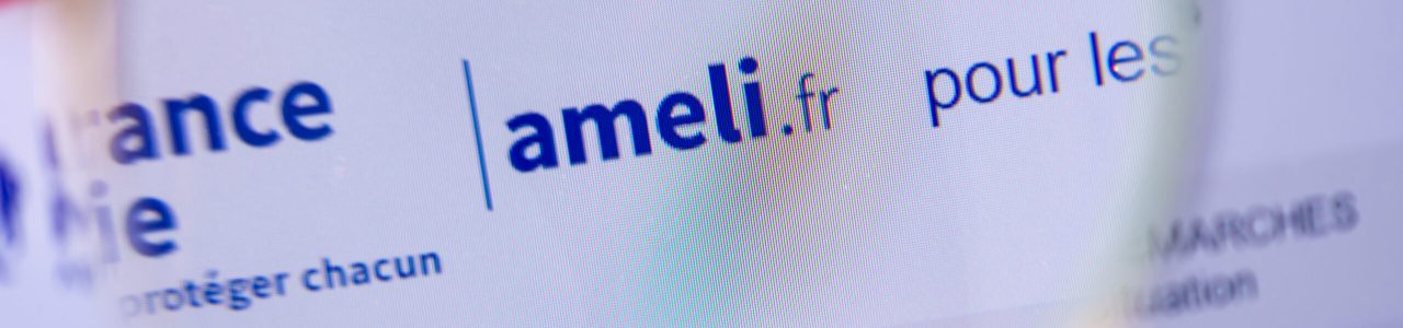 Capture d’écran du site Ameli.fr montrant les services en ligne pour suivre ses remboursements, déclarer des changements administratifs et accéder à ses droits de santé.