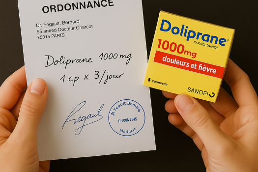 lire-ordonnance-medicament-avec-mutuelle-smatis Ordonnance médicale française tenue en main avec médicaments, exemple pour comprendre comment lire une prescription