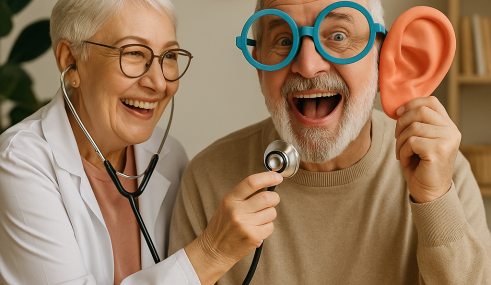 Seniors souriants profitant de la vie, symbole d’une mutuelle santé adaptée pour la retraite