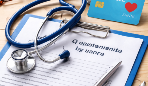 Questionnaire de santé et mutuelle senior avec carte de complémentaire santé